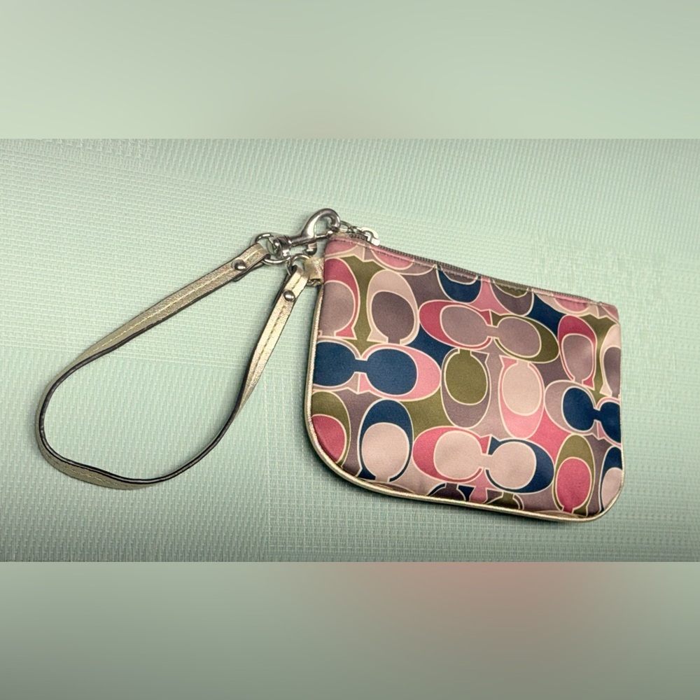 Coach Multicolored Patterned Clutch - image 2